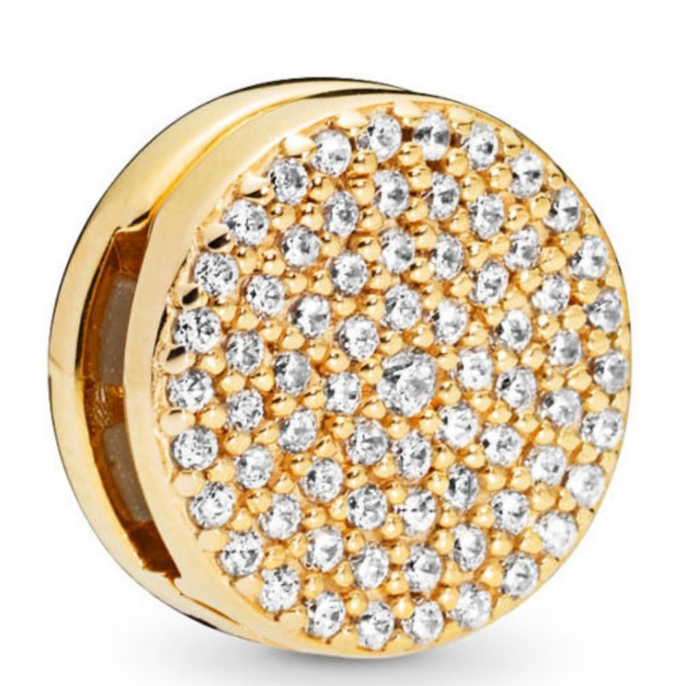 Pandora ReflexionsDazzling Elegance Clip Charm Pandora Shine & Clear CZ
